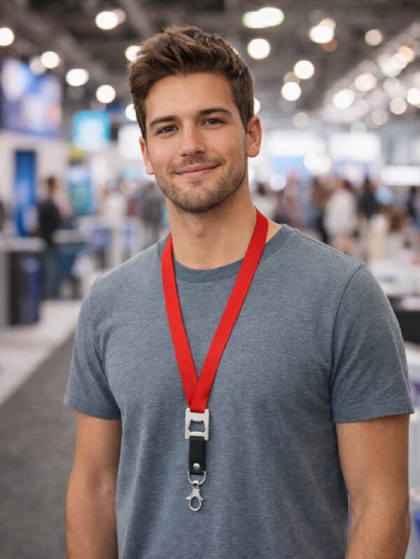 Portagafete con destapador